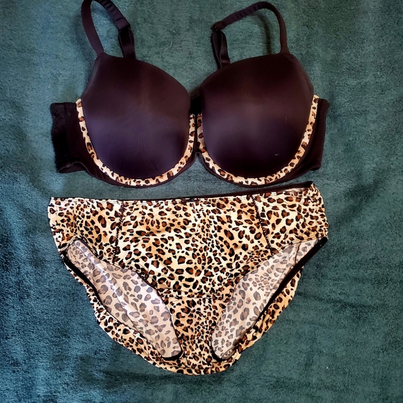 Cacique Other - Cacique Balconette Bra & Panty Set 44D and 22/24